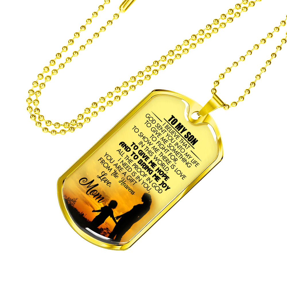 SON MOM - GIFT FROM HEAVEN (GOLD)