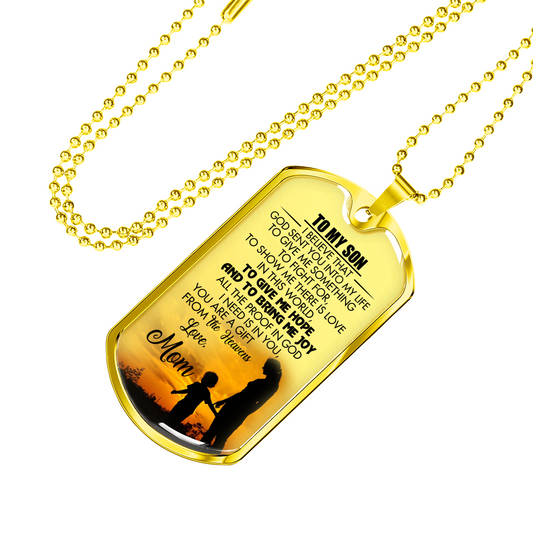 SON MOM - GIFT FROM HEAVEN (GOLD)