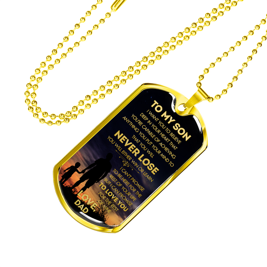 SON DAD - NEVER LOSE (GOLD)