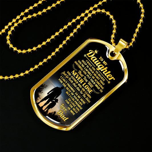 DAUGHTER DAD - NEVER LOSE (GOLD)