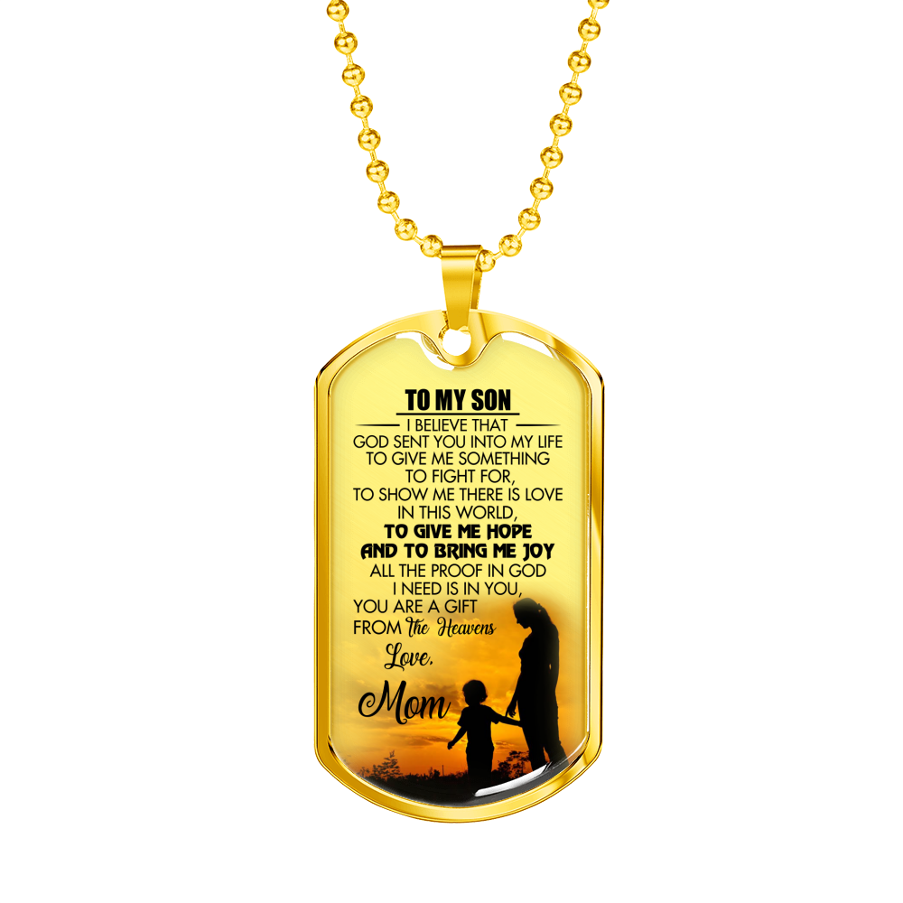 SON MOM - GIFT FROM HEAVEN (GOLD)
