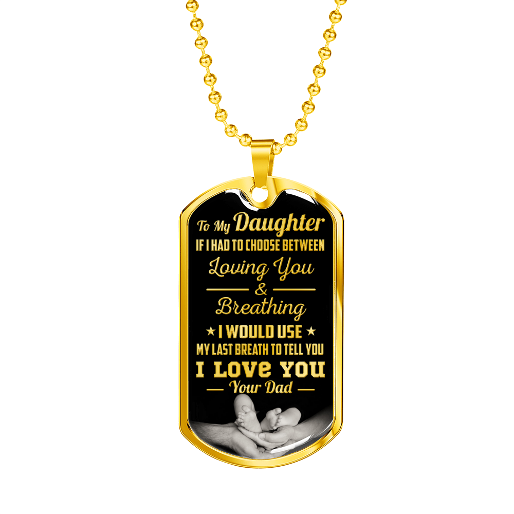 DAUGHTER DAD - LAST BREATH (GOLD)