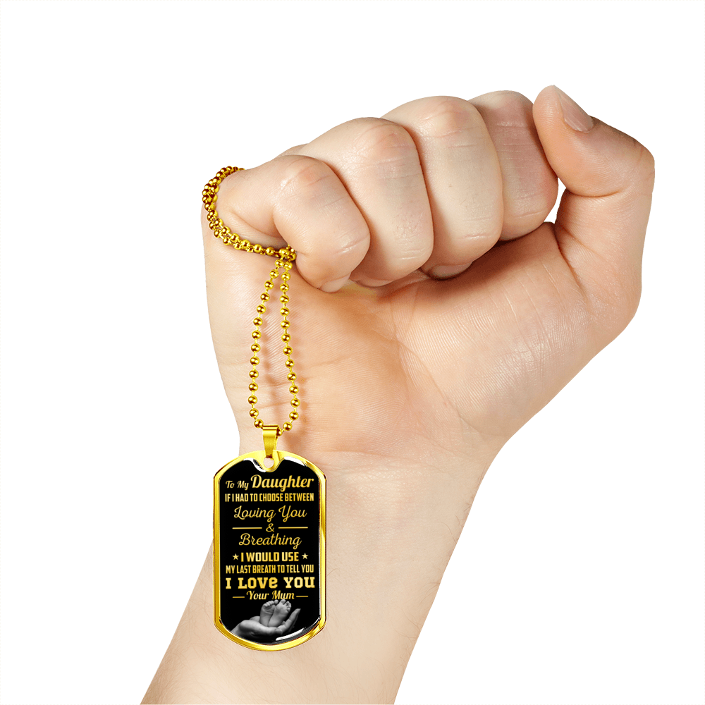 DAUGHTER MUM - LAST BREATH (GOLD)