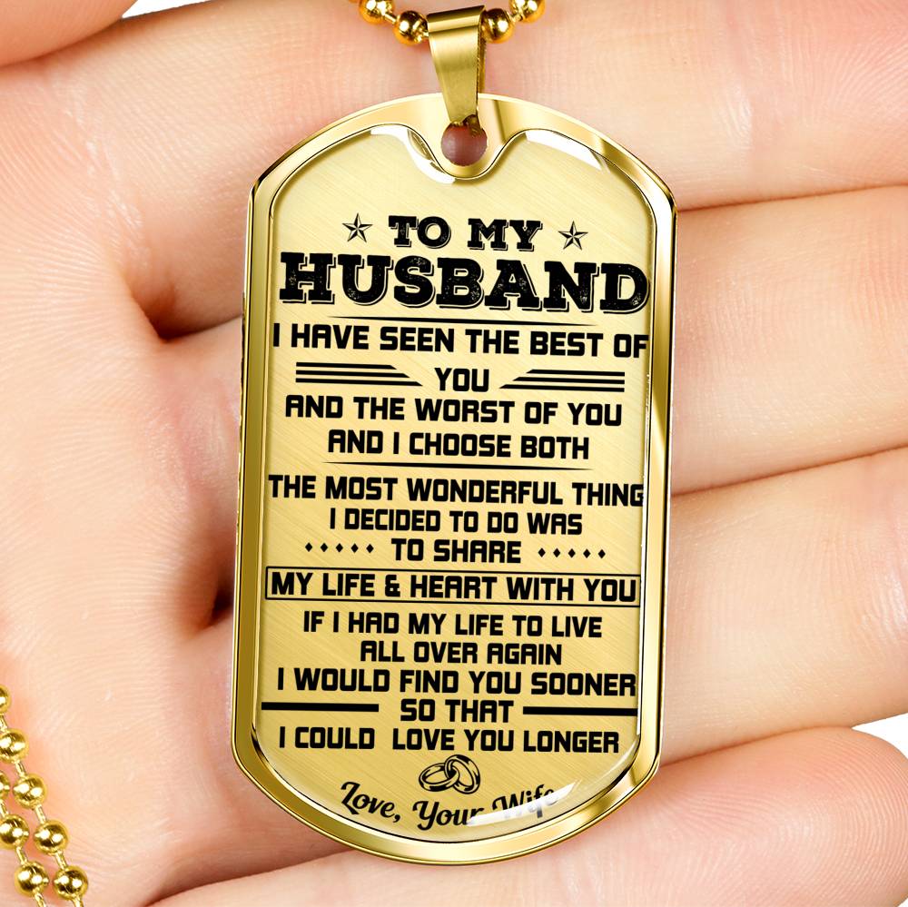 I CHOOSE BOTH  - PREMIUM DOG TAG