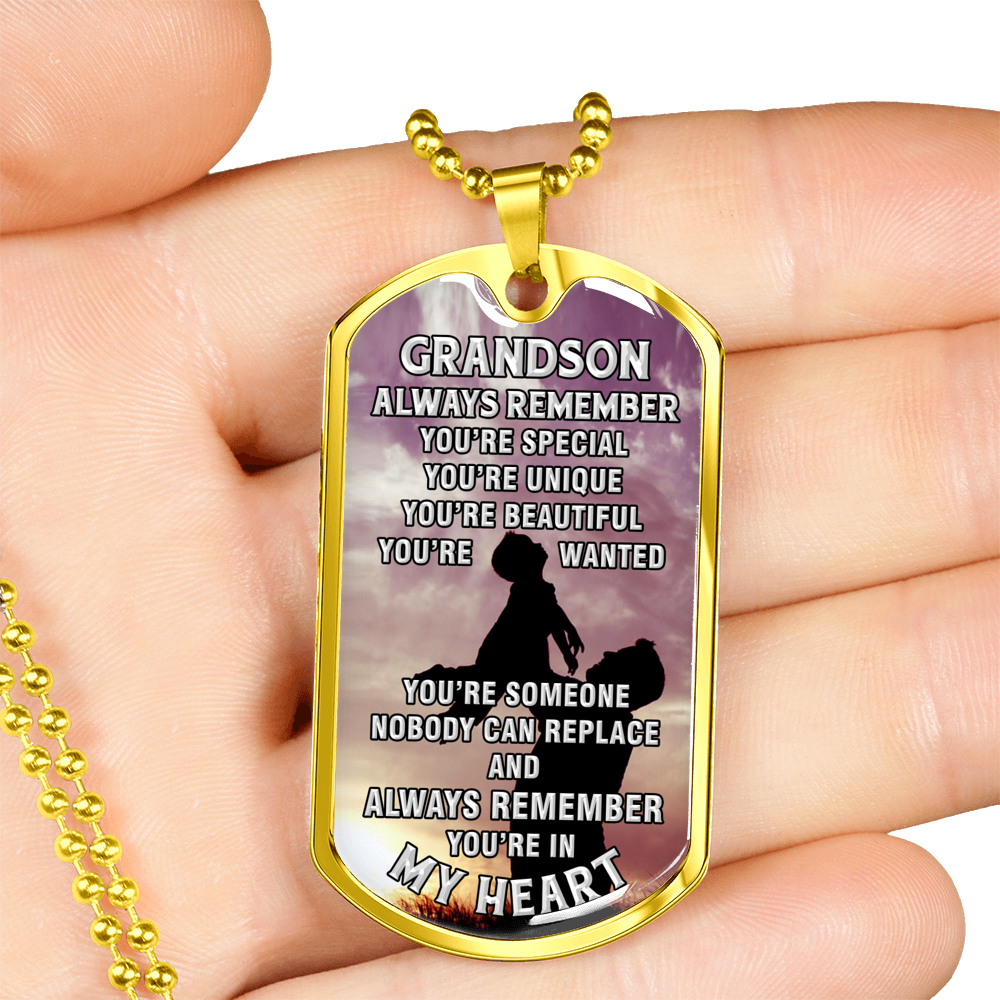 TO GRANDSON - IN MY HEART