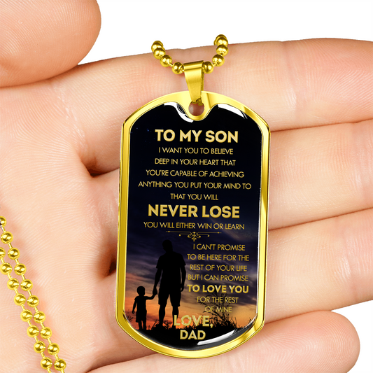 SON DAD - NEVER LOSE (GOLD)