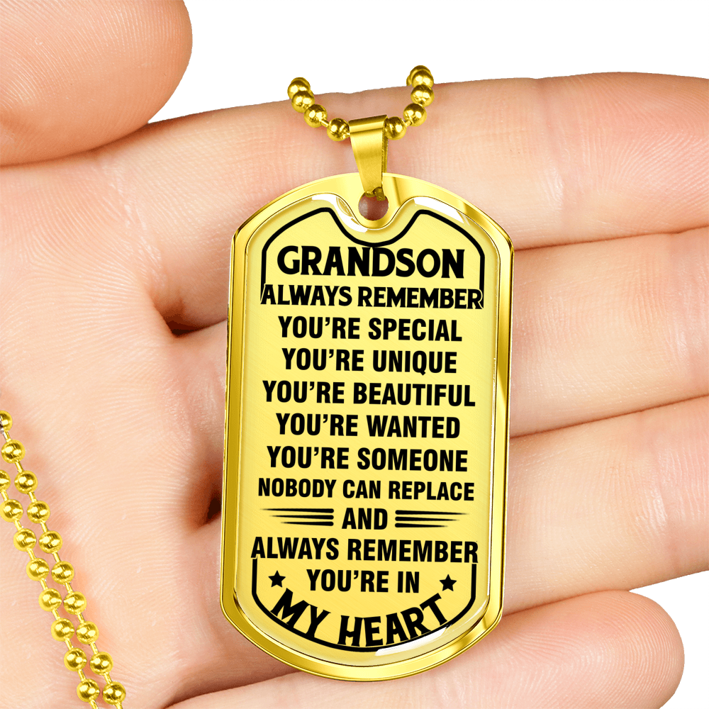 TO GRANDSON - IN MY HEART