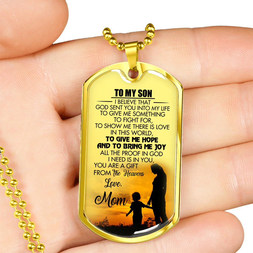 SON MOM - GIFT FROM HEAVEN (GOLD)