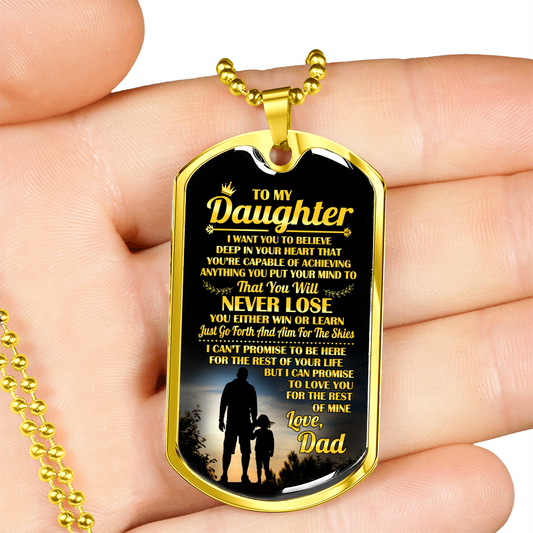 DAUGHTER DAD - NEVER LOSE (GOLD)