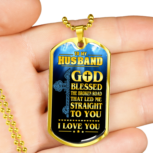TO HUSBAND - STRAIGHT TO YOU (GOLD)