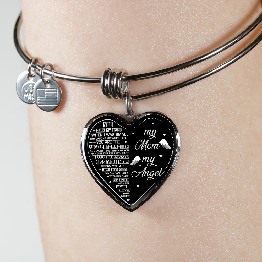 MY MUM MY ANGEL - SILVER VERSION - NECKLACE & BANGLE