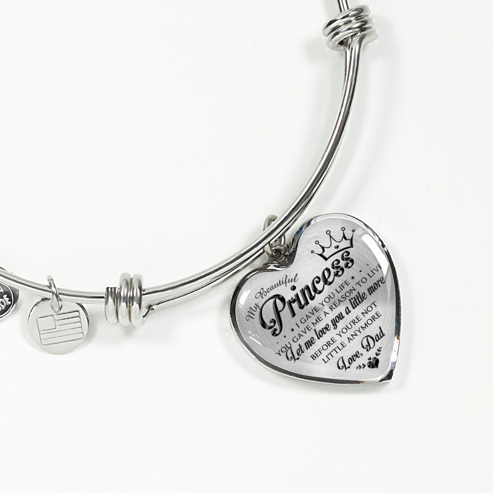 MY BEAUTIFUL PRINCESS - SILVER VERSION - NECKLACE & BANGLE