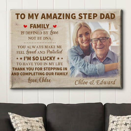 True Family - Personalized Custom Photo Canvas