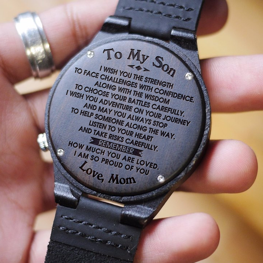 SON MOM - I WISH YOU - WOOD WATCH