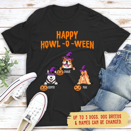HAPPY HOWL-O-WEEN - T-shirt